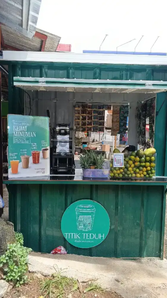 Jual gerobak stand minuman kondisi bagus..baru dipake 2bulan