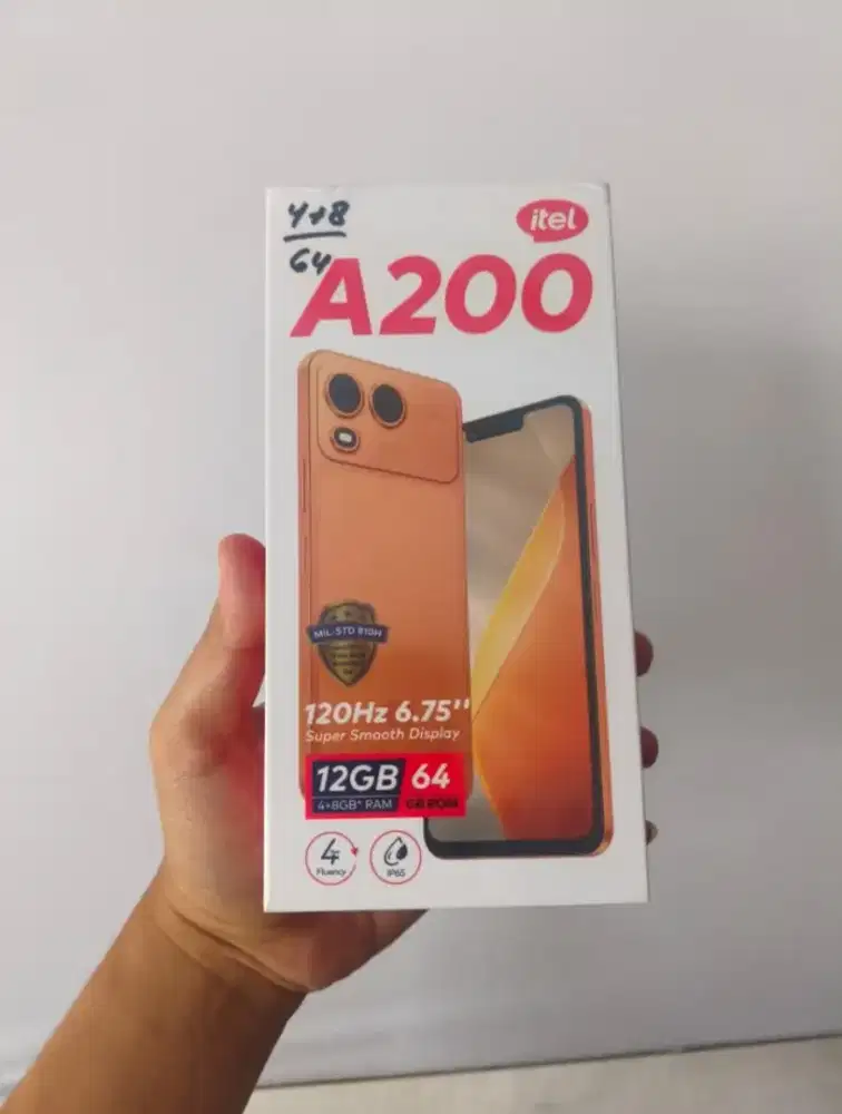 ITEL A200 RAM 4+4/64 GB