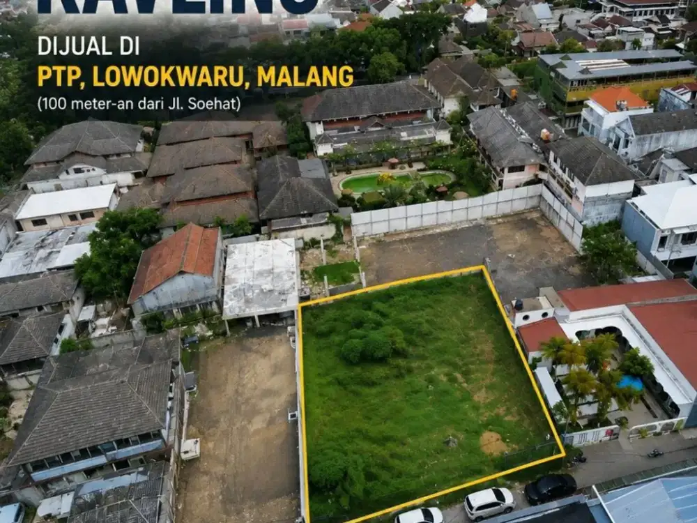 Dijual Tanah Premium Strategis PTP Lowokwaru, Malang(MA,WU)