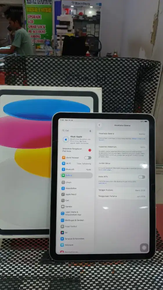 iPad gen 11 128 ex iBox  garansi 11 bulanan