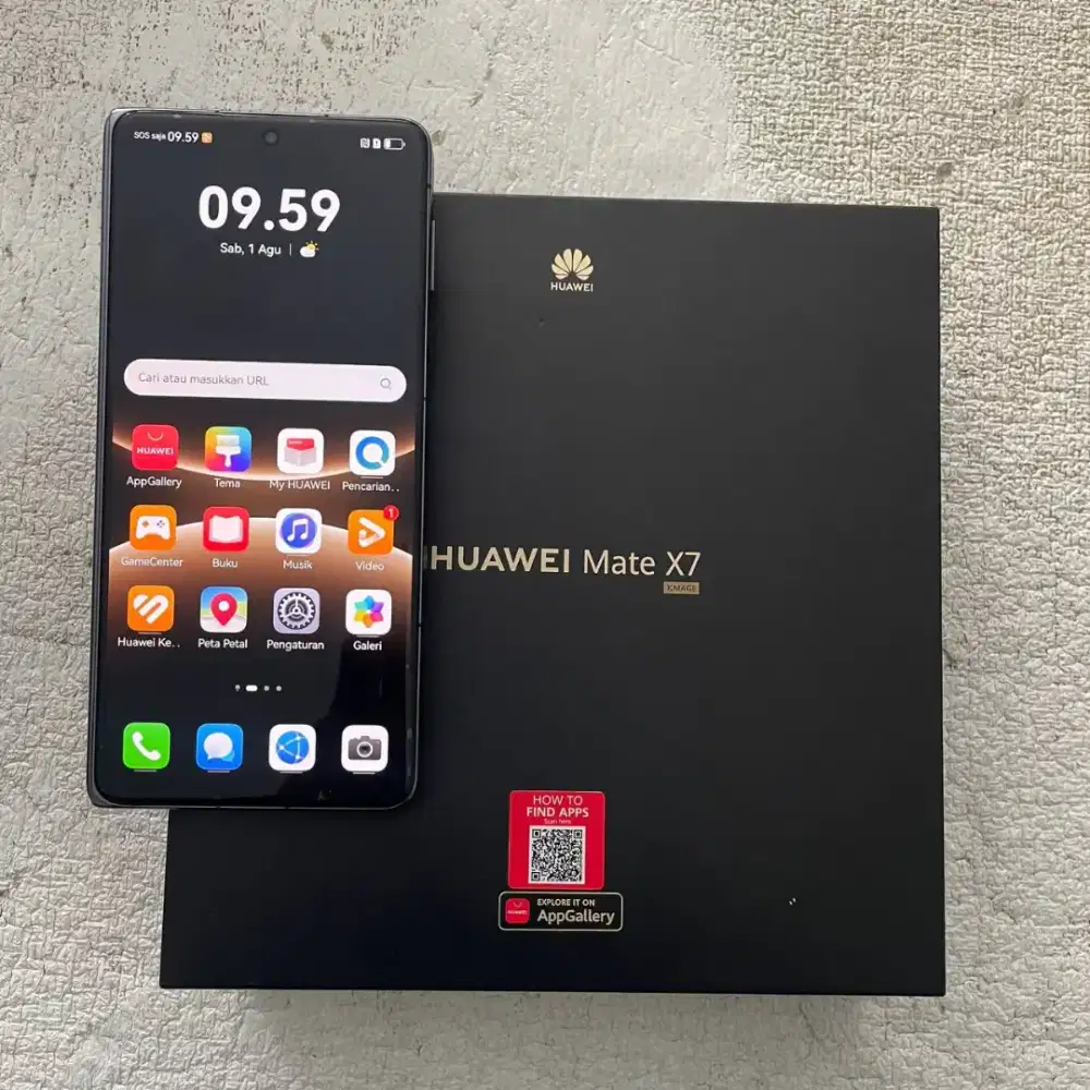 Huawei Mate X7 Warna Hitam 16/512GB