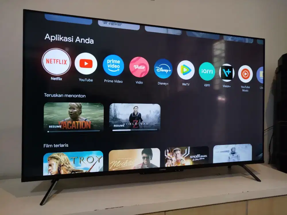 Google TV 50 inch Bazel less Coocaa
