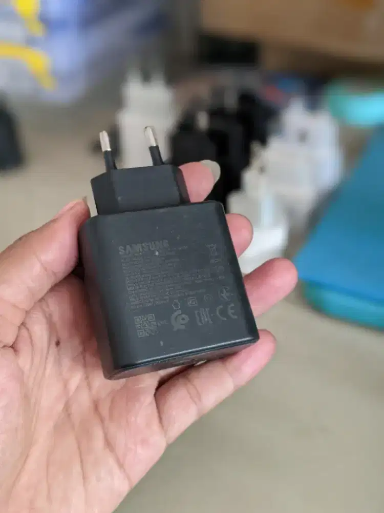 Charger Samsung 45w Ori asli bekas copotan adaptor batok kepala cas