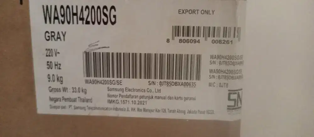 Mesin Cuci Samsung