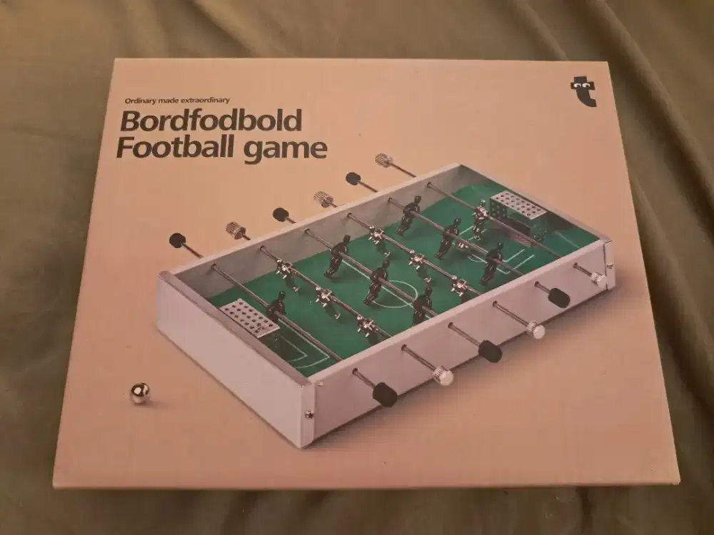 Mainan sepak bola foosball miniatur