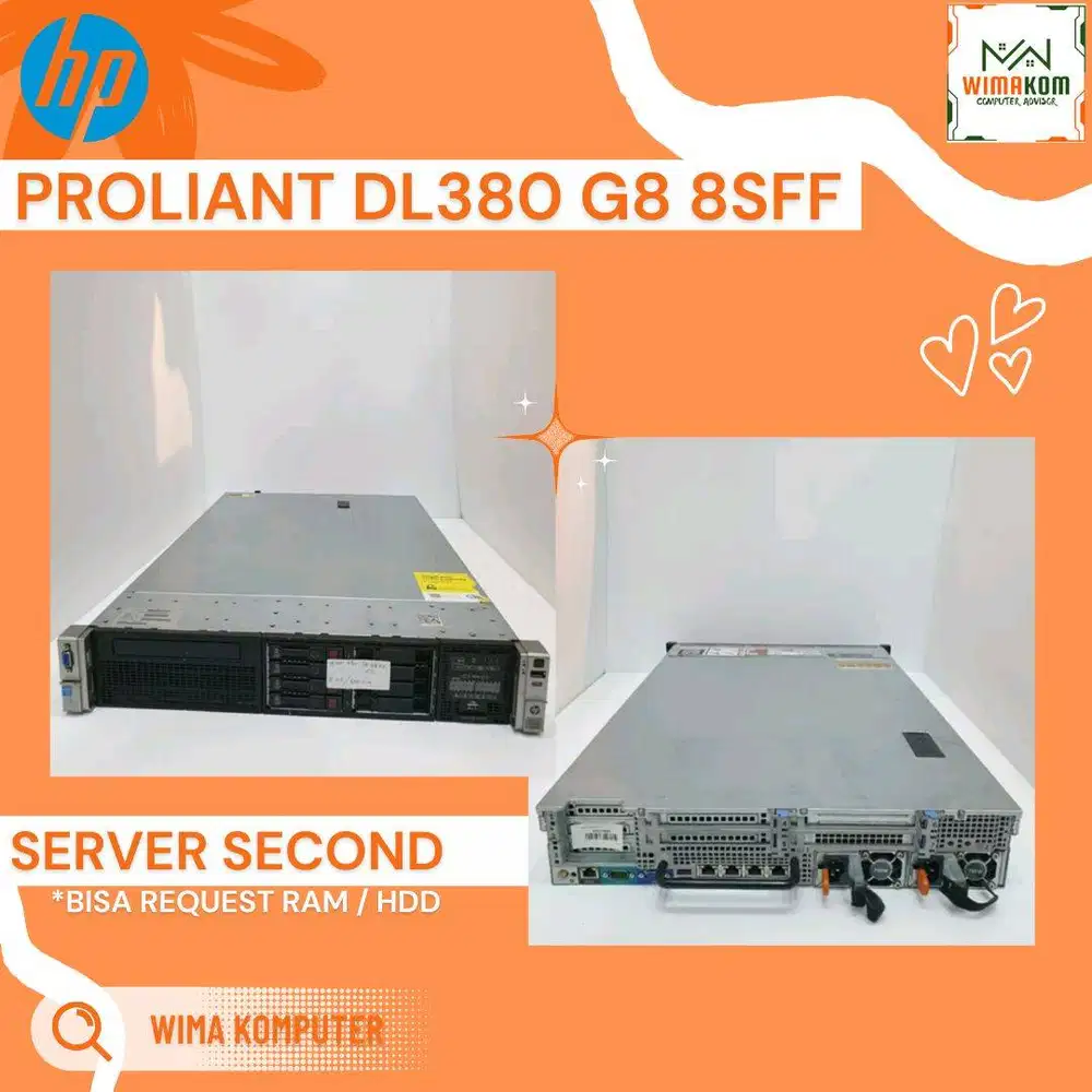 SERVER HP DL380 G8 8 SFF 2x XEON E5-2697V2 48 CORE RAM 128GB SAS 2.4TB