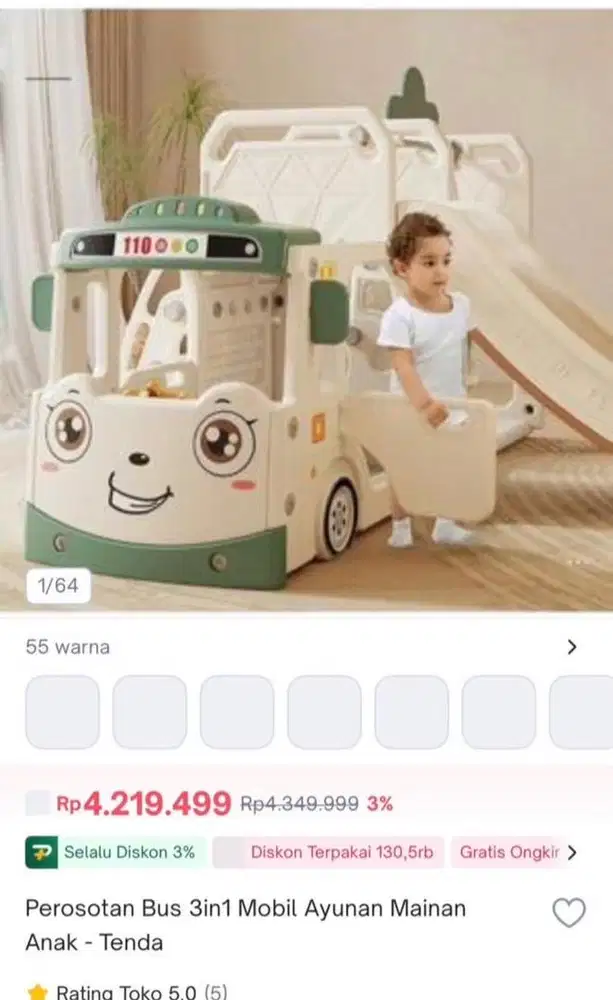 Mobil Ayunan Mainan Anak