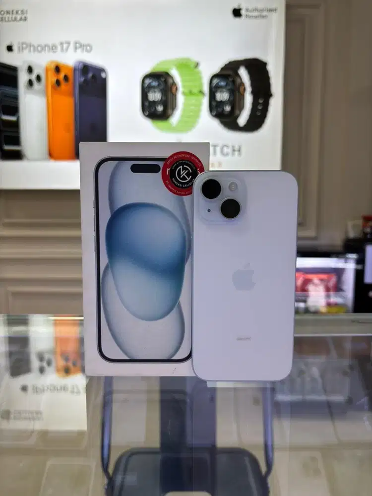 Iphone 15 128GB Blue Garansi Resmi iBox 9 Bulan