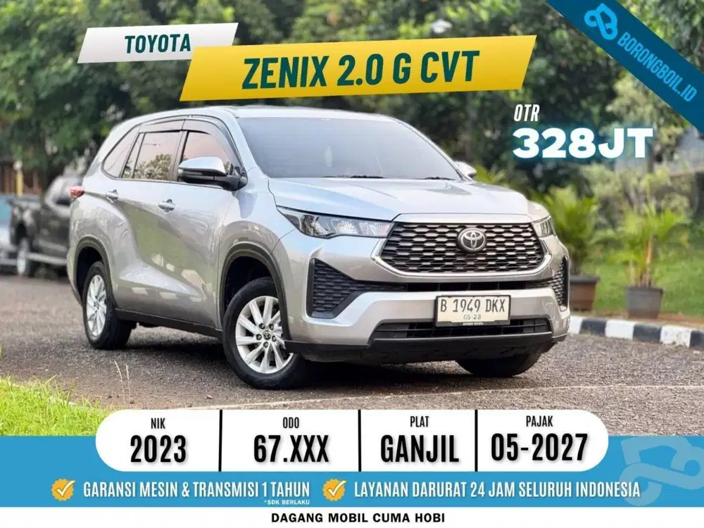 Zenix 2.0 G cvt 2023 Silver Metalik