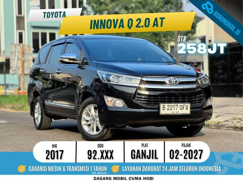 Toyota Innova ⁠Reborb Q 2.0 AT 2017 TERMURAH