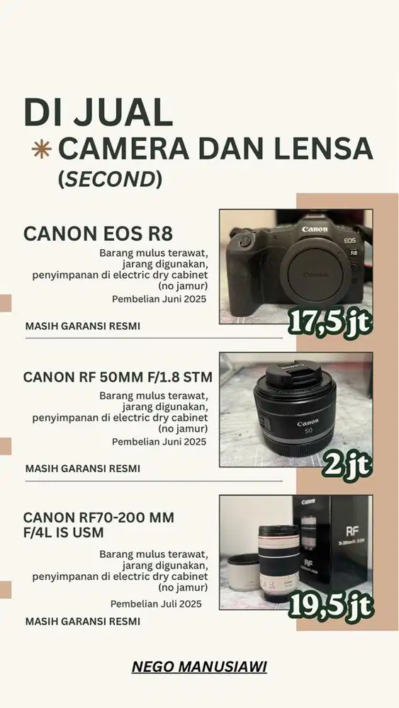Kamera dan Lensa