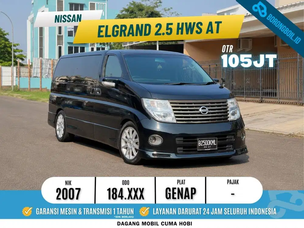 Elgrand HWS At 2007 Hitam