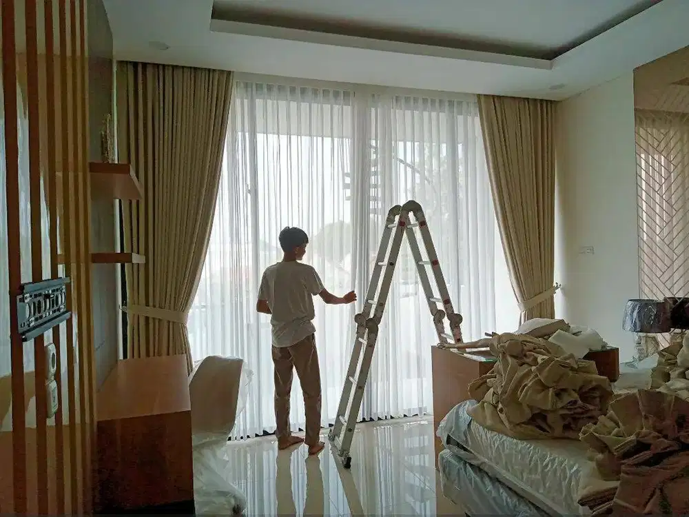 Grosir Gorden Pasang Wallpaper Korden Gordeng Horden Roller Blind