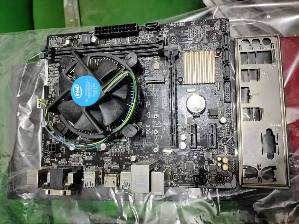 Paket mother board Asus + proc setara i3 + ram 4 GB DDR4 vgen