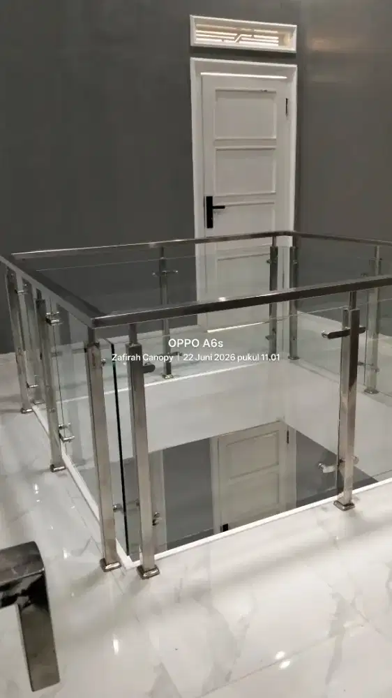 Balkon stainless kaca zfc zx