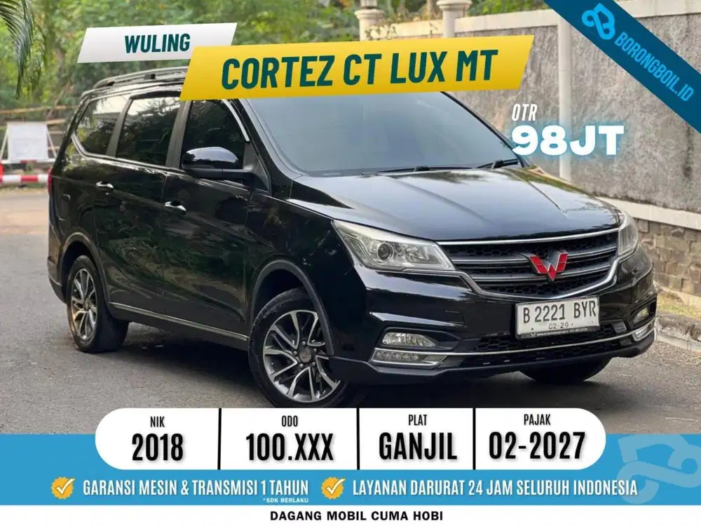 Wuling Cortez CT Lux MT 2018 SIAP PAKAI
