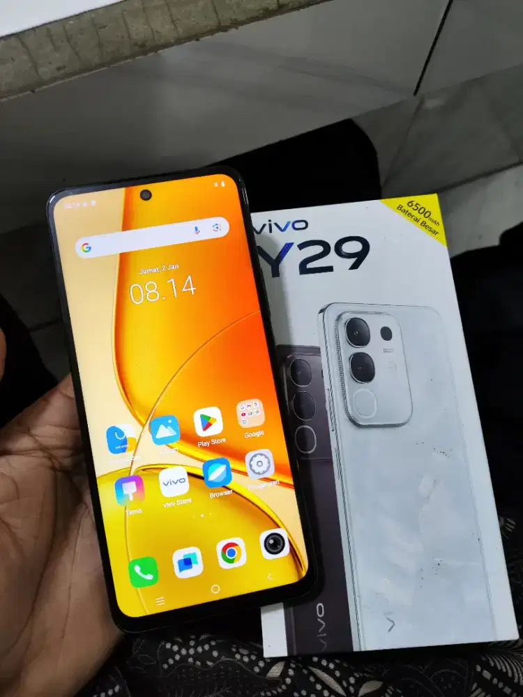 Vivo y29 8/256 beli bulan desember Full set Mulus