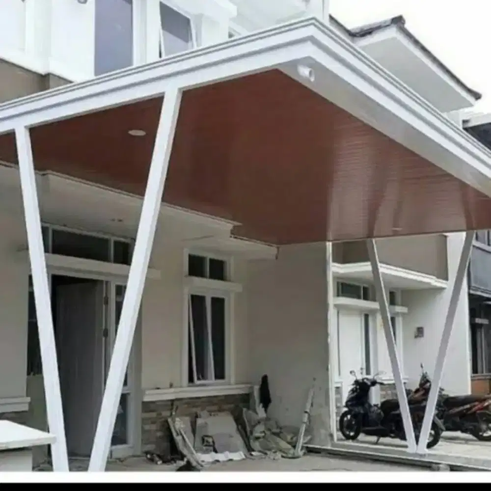Kanopi baja ringan plus plafon pvc murah
