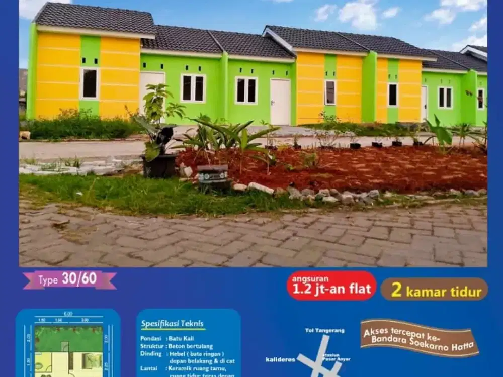 Rumah Subsidi Pesona Lebak Wangi 2 Sepatan