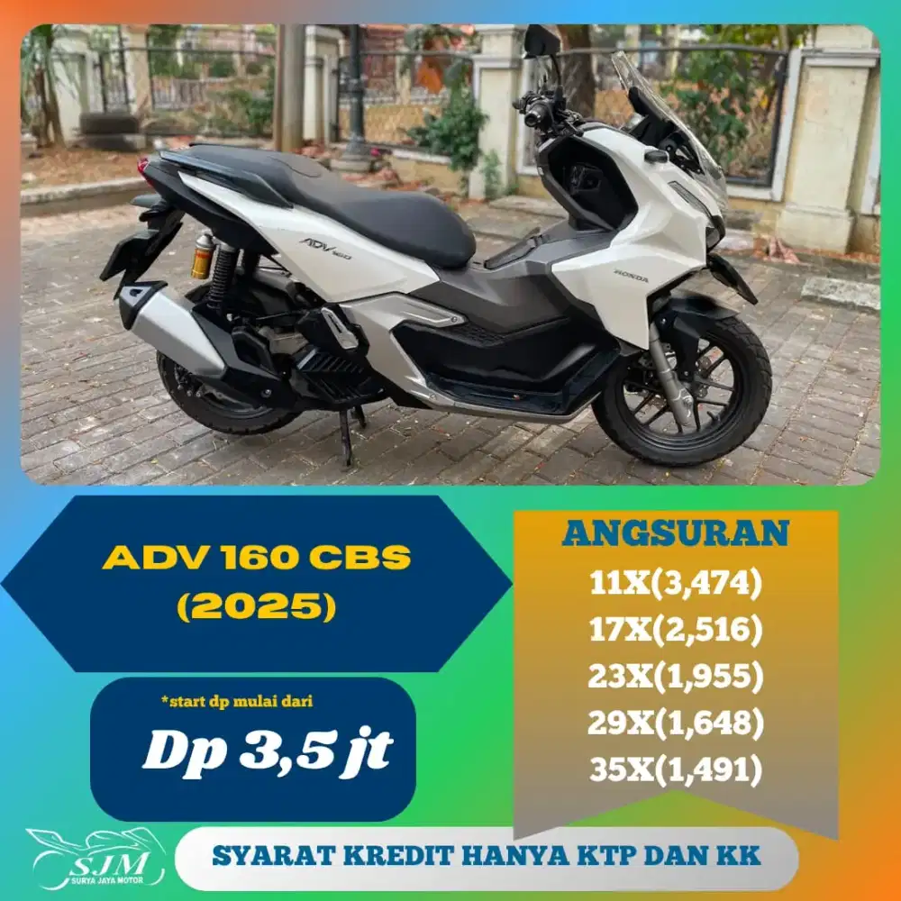 HONDA ADV 160 CBS 2024 MESIN HALUS
