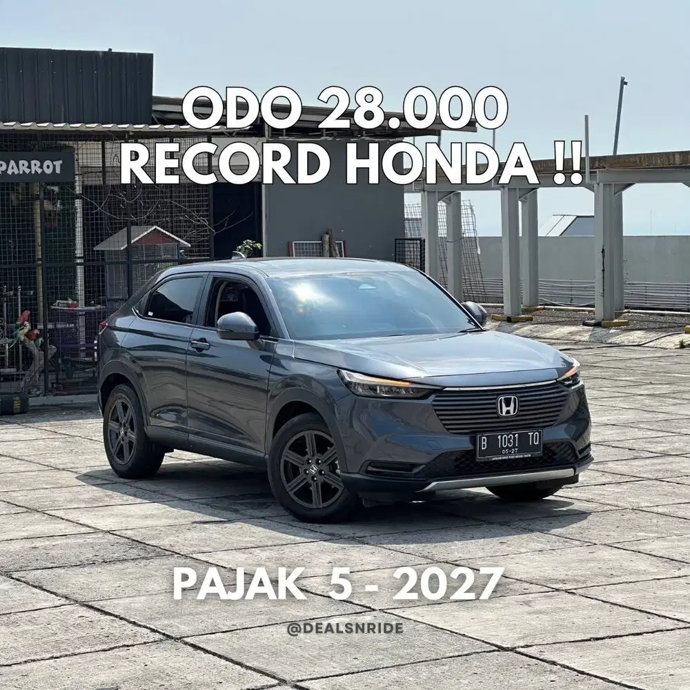 ODO 28.000 LIKE NEW !! PAJAK 5/2027 NEW HONDA HRV E CVT 2022 MULUS