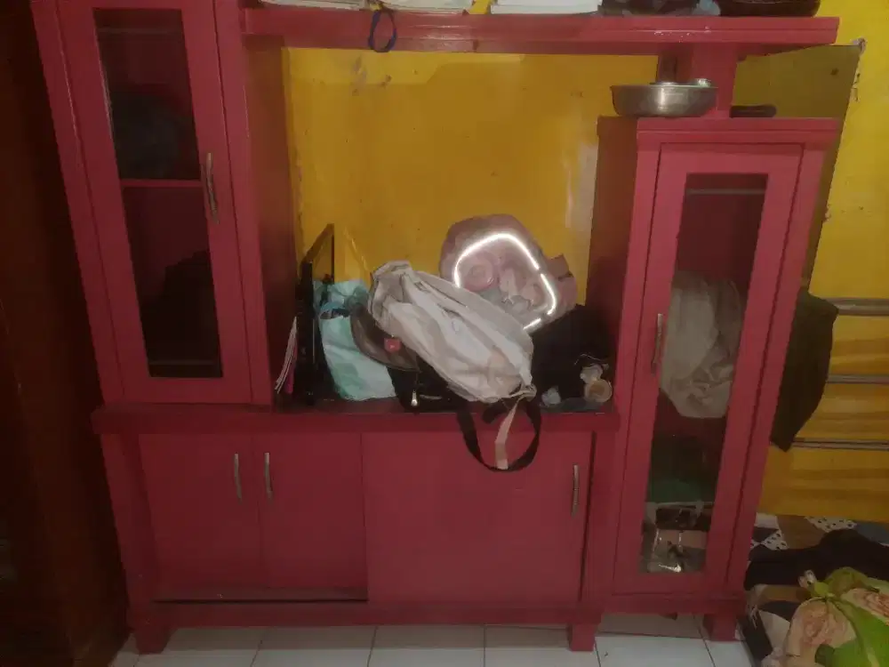 Jual Lemari Tv warna pink