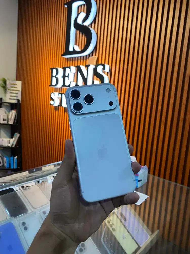 Iphone 17 pro max 256gb resmi iBox silver fullset original bisa tt