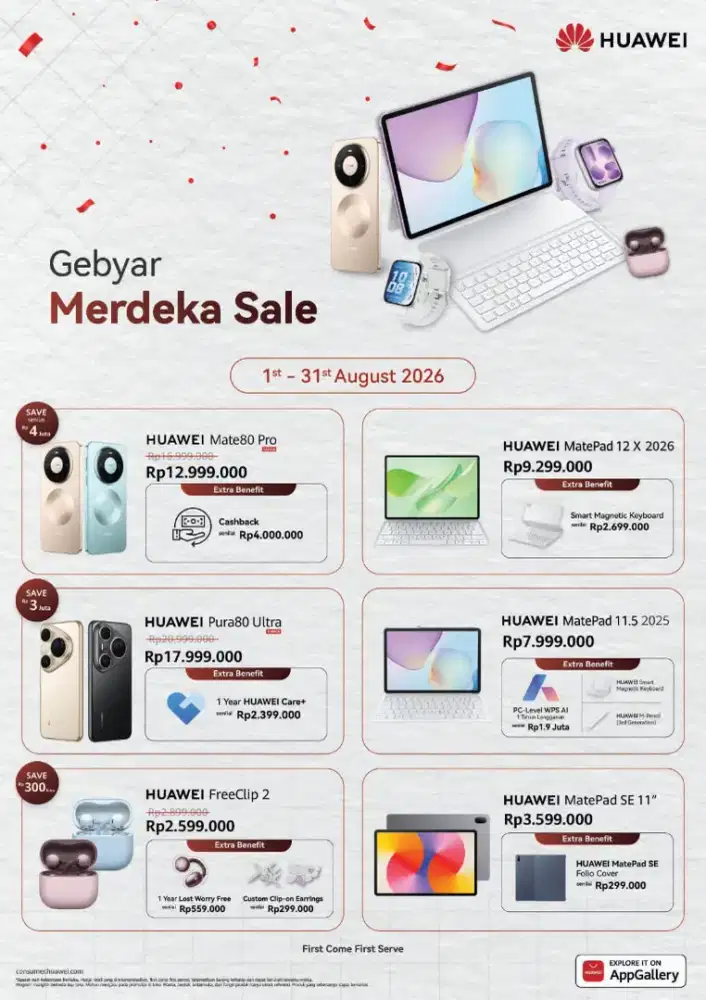 PROMO AGUSTUS HUAWE RPM