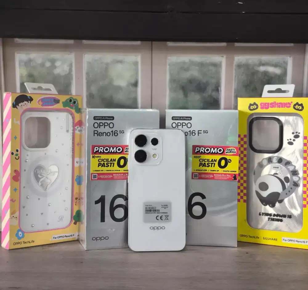 OPPO RENO 16F SERIES FREE GIFTBOX DAN TEMLERGLASS