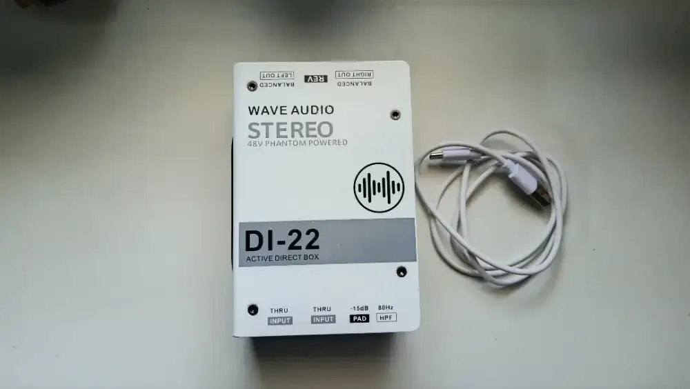 WAVE D122 DI-22 Active Stereo Direct Box - DI BOX