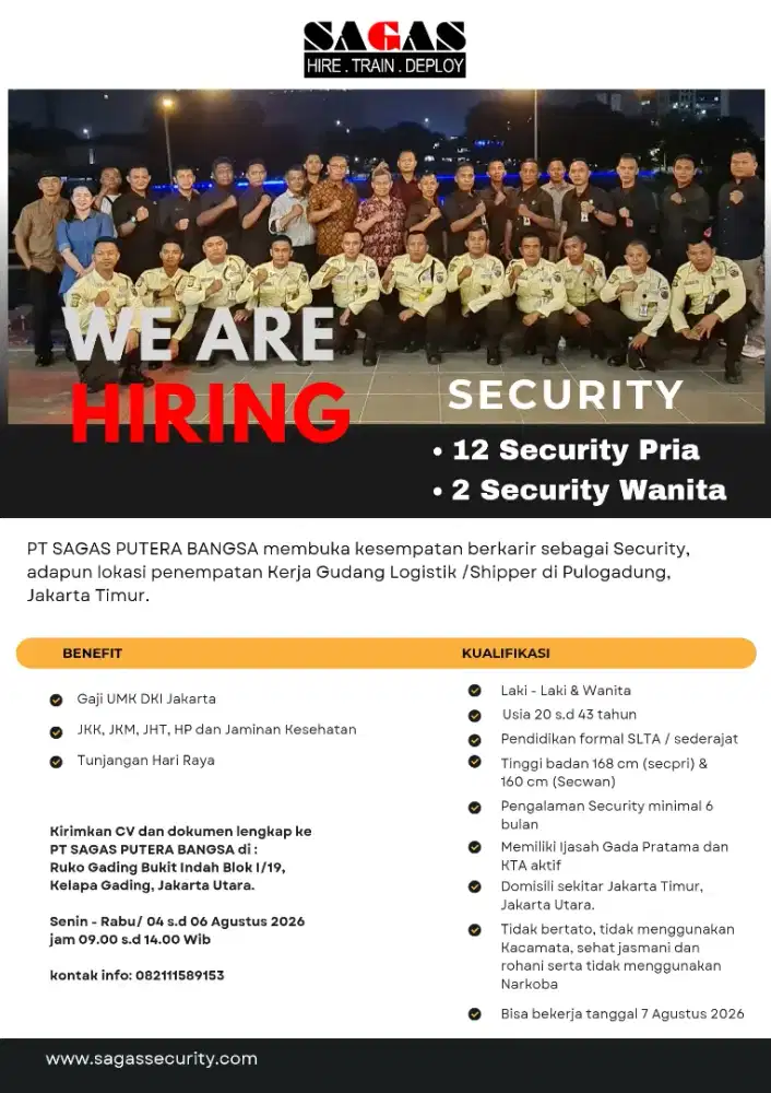 15  Security area Pulogadung