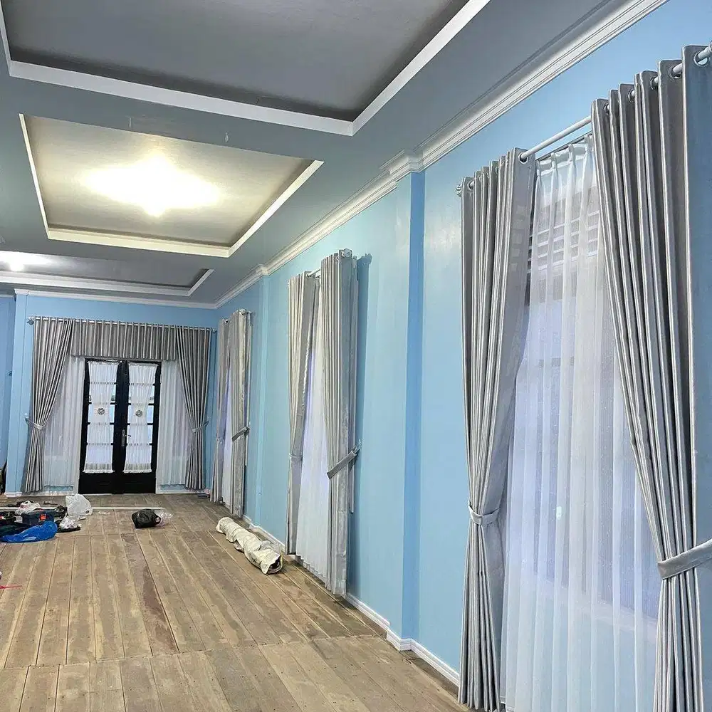 Jasa pasang gorden kantor gorden vertical blind horizontal roller krey