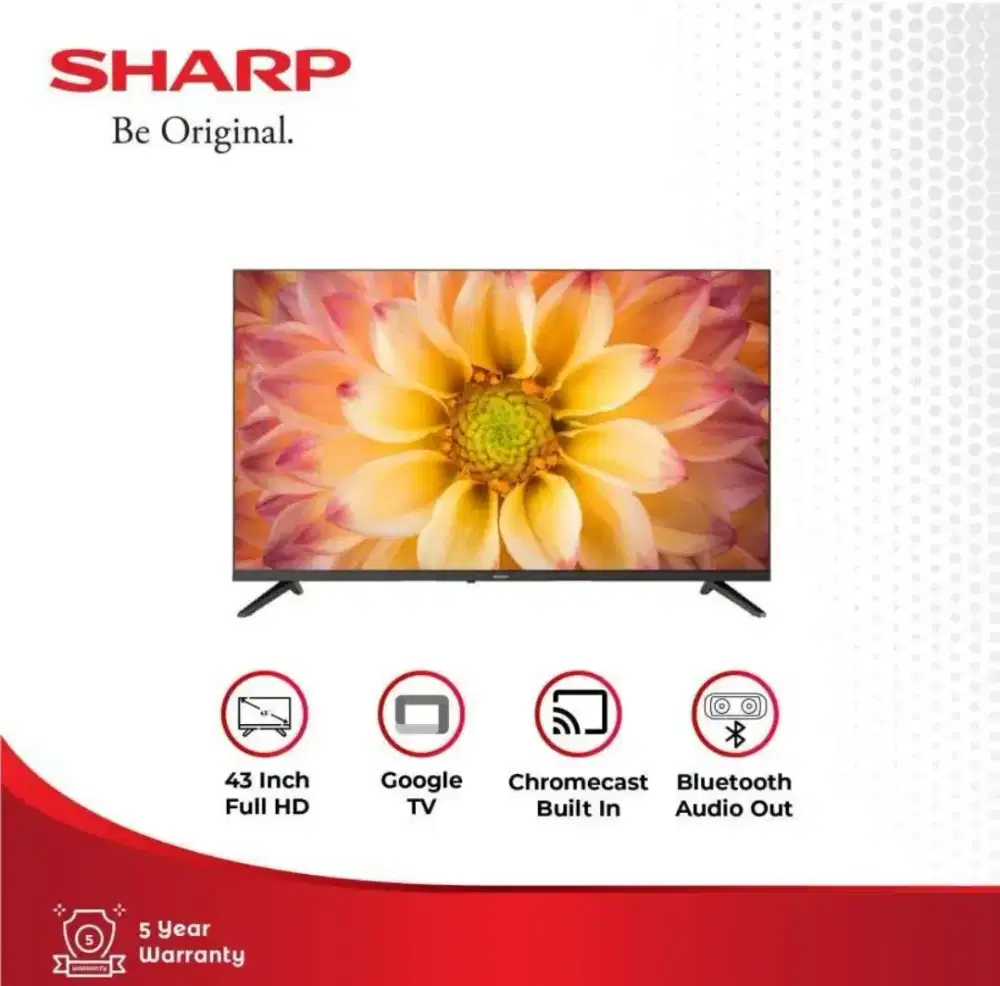 Sharp led tv type 2T-C43GH3000i Google TV