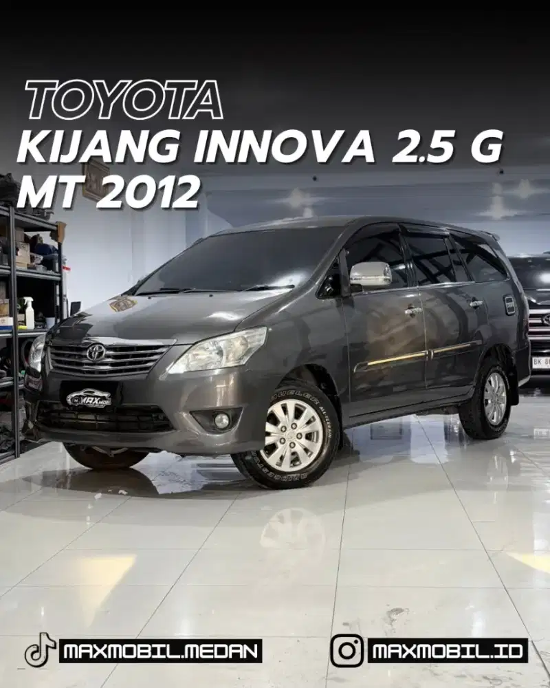 [DP 52JT‼️] TOYOTA KIJANG INNOVA 2.5 G MT 2012 pemakaian 2013