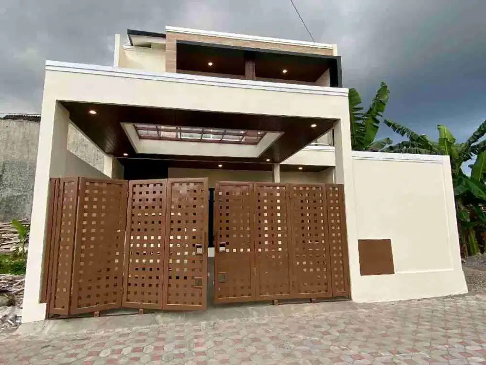 RUMAH SIAP HUNI MODERN 2 LANTAI DALAM CLUSTER DI JALAN KALIURANG KM 7.8 DEKAT KAMPUS UGM