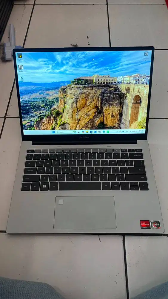DIJUAL laptop advan workplus ADM Ryzen 5 600H (kondisi mulus)