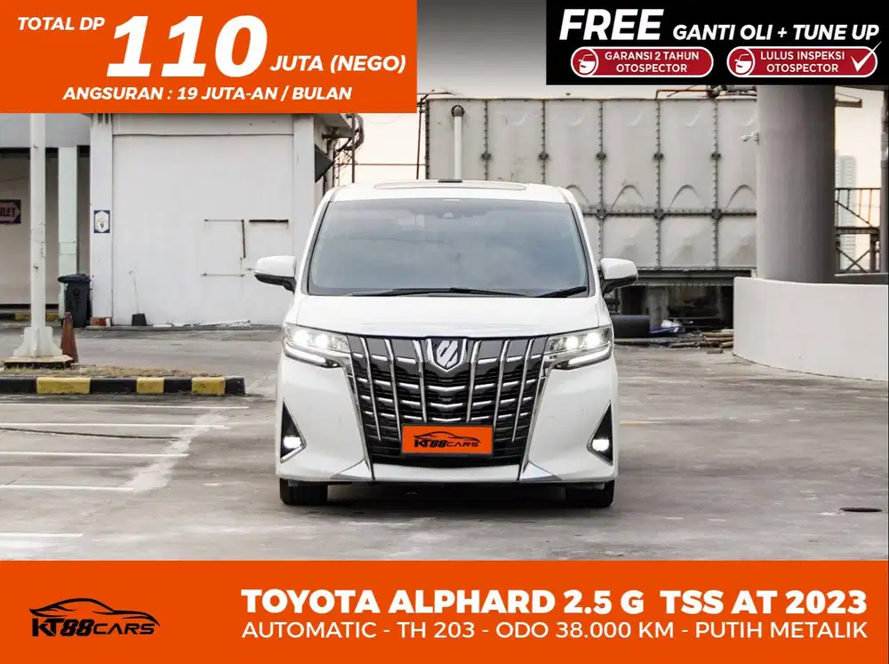TOYOTA ALPHARD 2.5 G TSS AT 2023