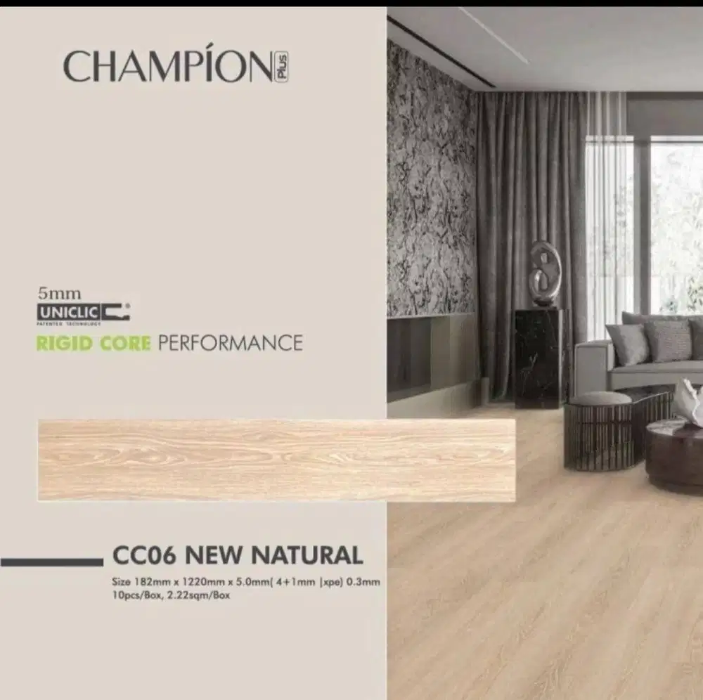 lantai kayu spc floor motifnya banyak tahan air anti rayap