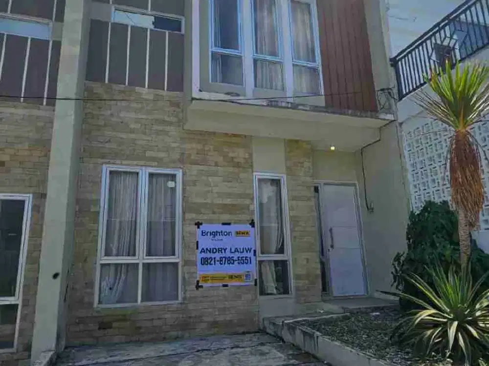 Rumah sewa minimalis 2 lantai di balikpapan regency cluster castarica