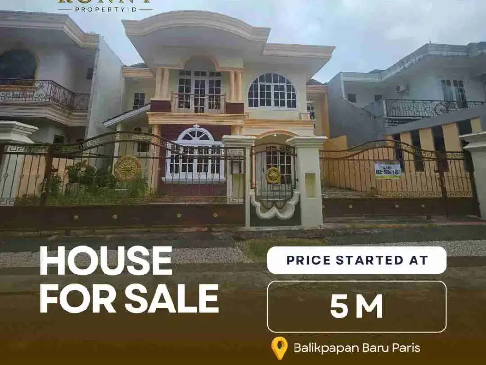 DIJUAL RUMAH BESAR BALIKPAPAN BARU SIAP.HUNI