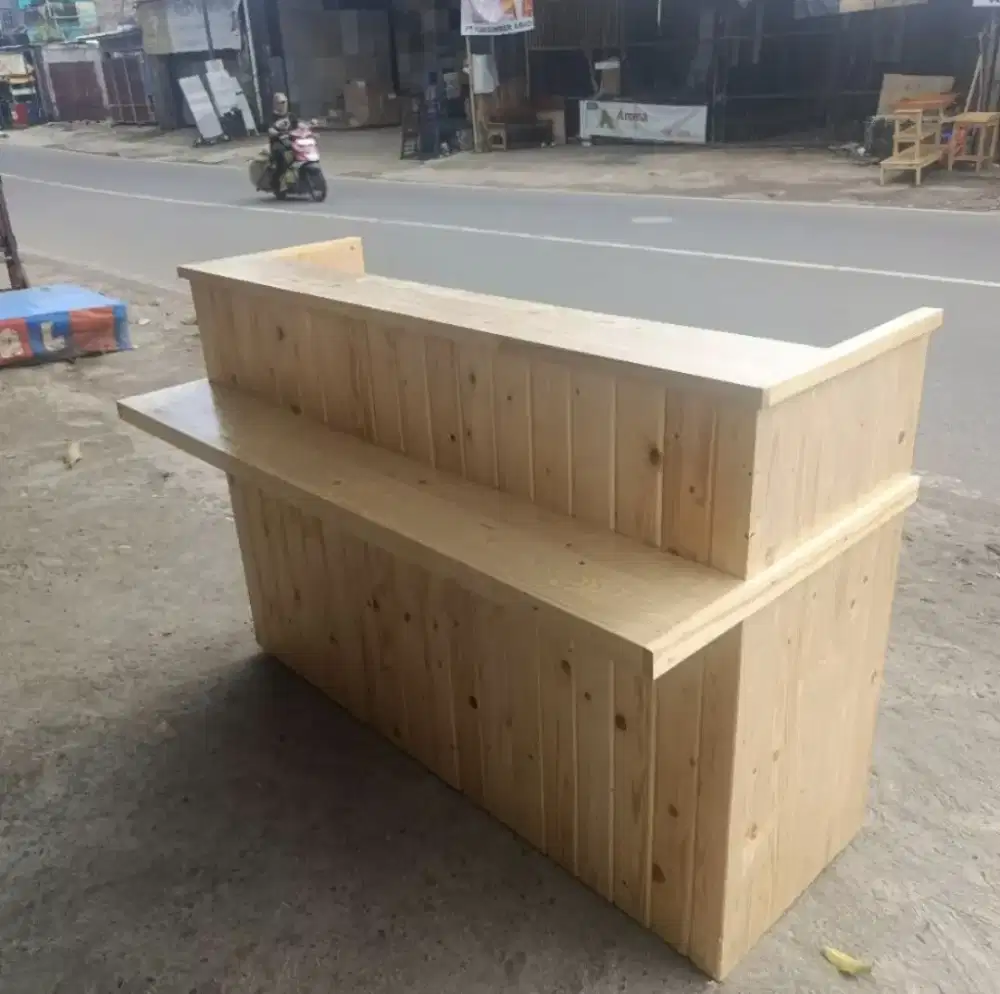 Meja bar (kayu jati belanda)