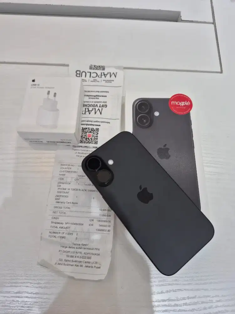 Iphone 16 Basic second pemakaian 7 bulan