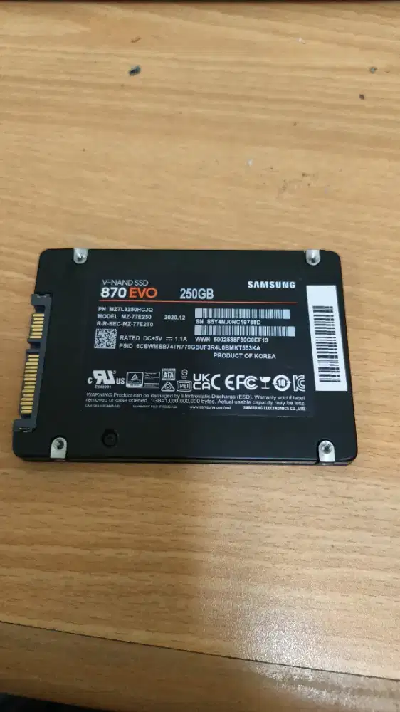 SSD SAMSUNG EVO 250GB 500GB