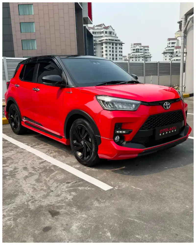 [TGN PERTAMA Dp4JT] TOYOTA RAIZE 1.0 T GR SPORT TSS 2TONE MERAH HITAM