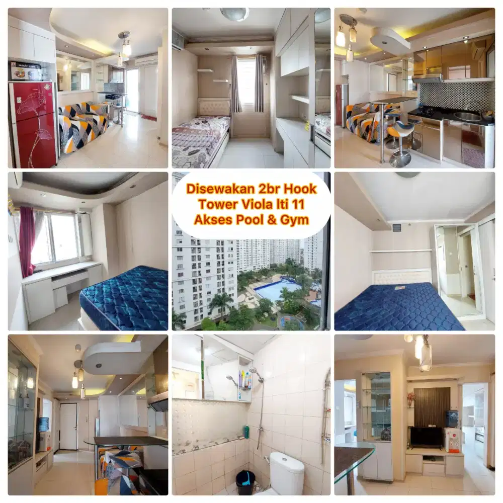SEWA APARTEMEN KALIBATA CITY TIPE STUDIO 2 BEDROOM AKSES POOL BULANAN