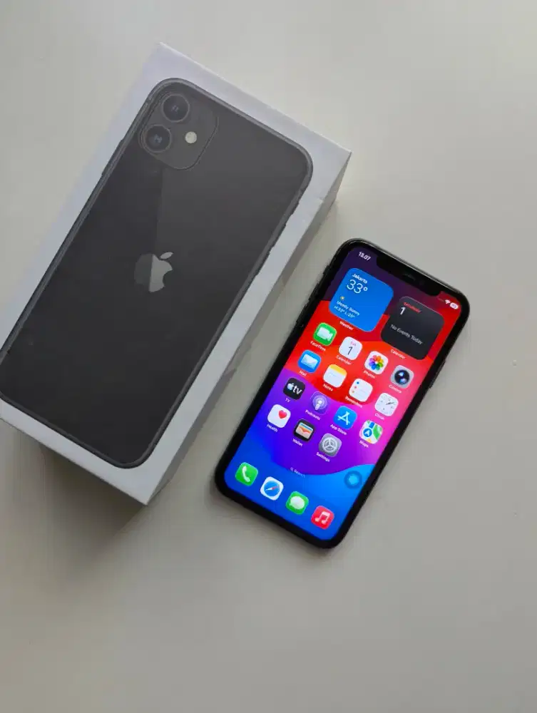 iPhone 11 (128 GB) Mulus Full Set Like New Ex inter