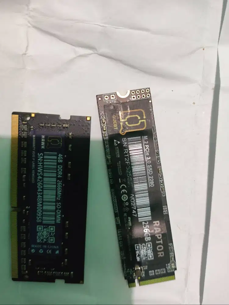 Ssd 256 + RAM 4 GB DDR4