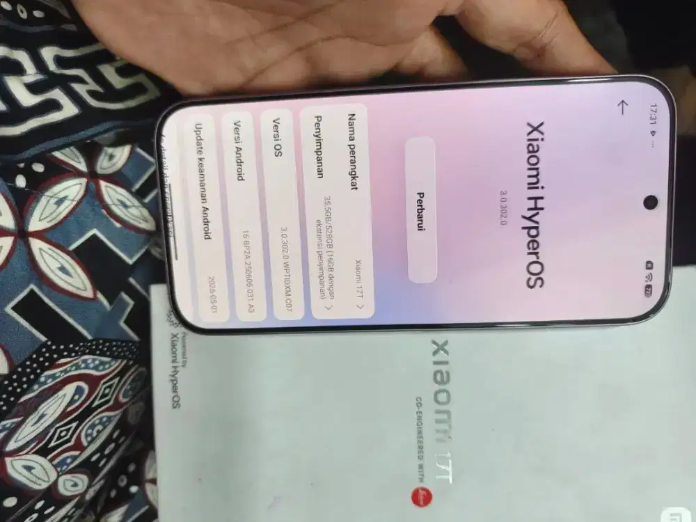 Xiaomi 17T 12/512Gb 5G like new resmi CC 7 bs TKer tmanh