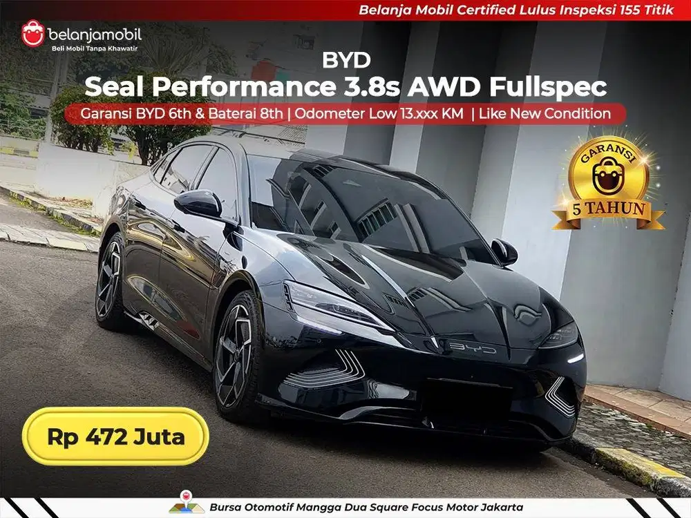 [ LOW KM 13RB ] BYD Seal Performance 3.8s AWD Fullspec AT 2024/2025
