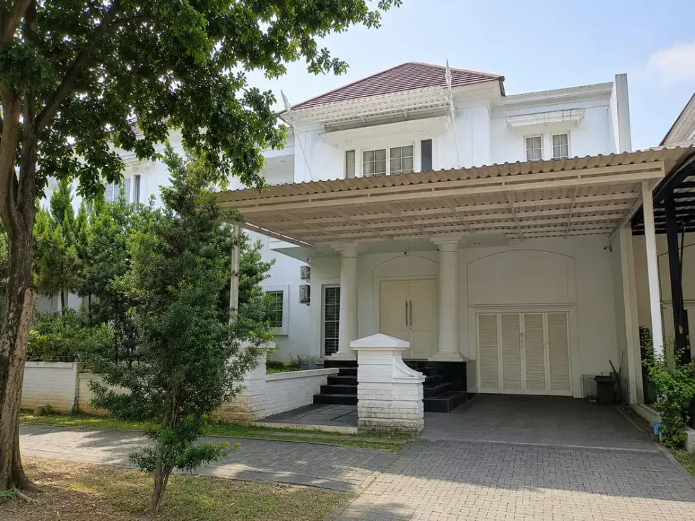 Diwakan rumah mewah siap huni full furnished bsd de park strategis